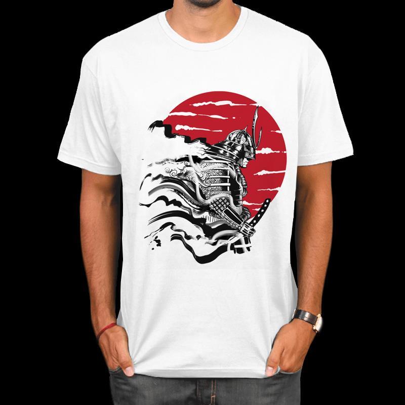 Streetwear Brand Japanese - เสื้อยืดซามูไรสไตล์ญี่ปุ่นแบรนด์เทรนดี้สำหรับผู้ชายในฤดูร้อน เหมาะสำหรับคู่รัก สำหรับสตรีทแวร์สไตล์ยุโรปอเมริกัน