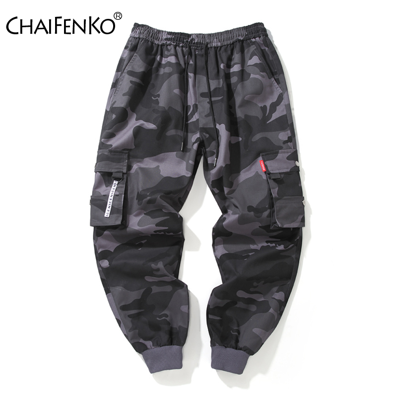 Streetwear Brand Joggers - CHAIFENKO ยี่ห้อ Mens Joggers กางเกง Camouflage