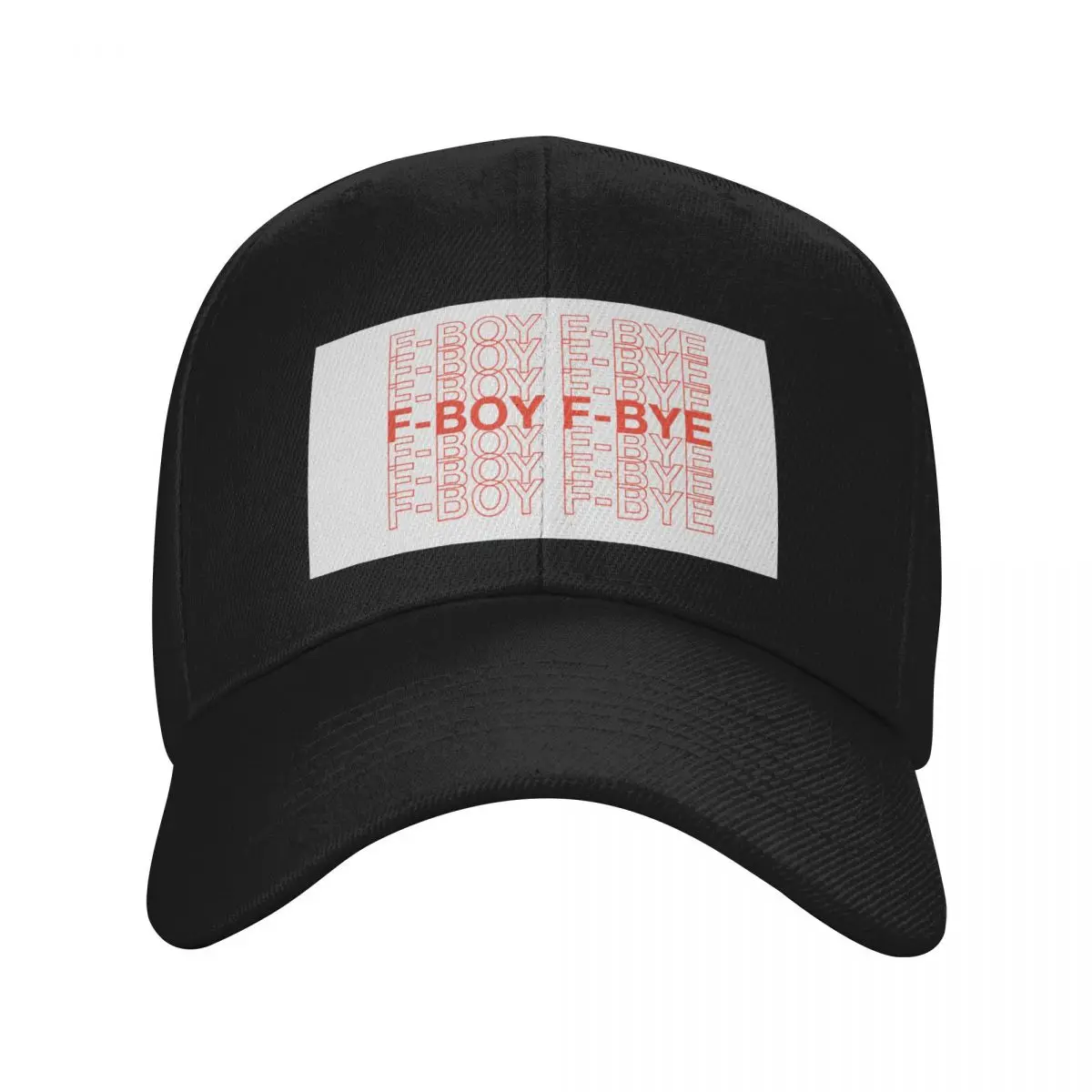 Cap Streetwear Brand - 2026 F-BOY F-BYE หมวกเบสบอลหมวกแบรนด์หรูสตรีทแวร์หมวกตะวันตกหมวกใหม่สุภาพสตรีชาย