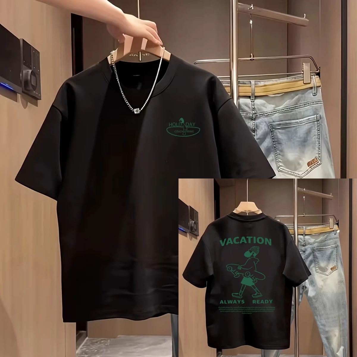 Streetwear Brand Slogans - เสื้อยืดพิมพ์ลายกราฟิกแฟชั่นลำลองสไตล์สตรีทแบรนด์ดัง ผ้าฝ้าย สำหรับผู้ชายและผู้หญิง ใส่ได้ในฤดูร้อน