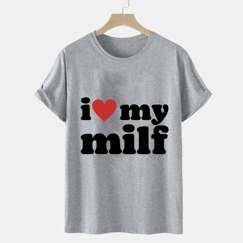 I Love My MILF พิมพ์ผู้ชายแบรน - Streetwear Brand Aesthetic บทวิจารณ์และราคา