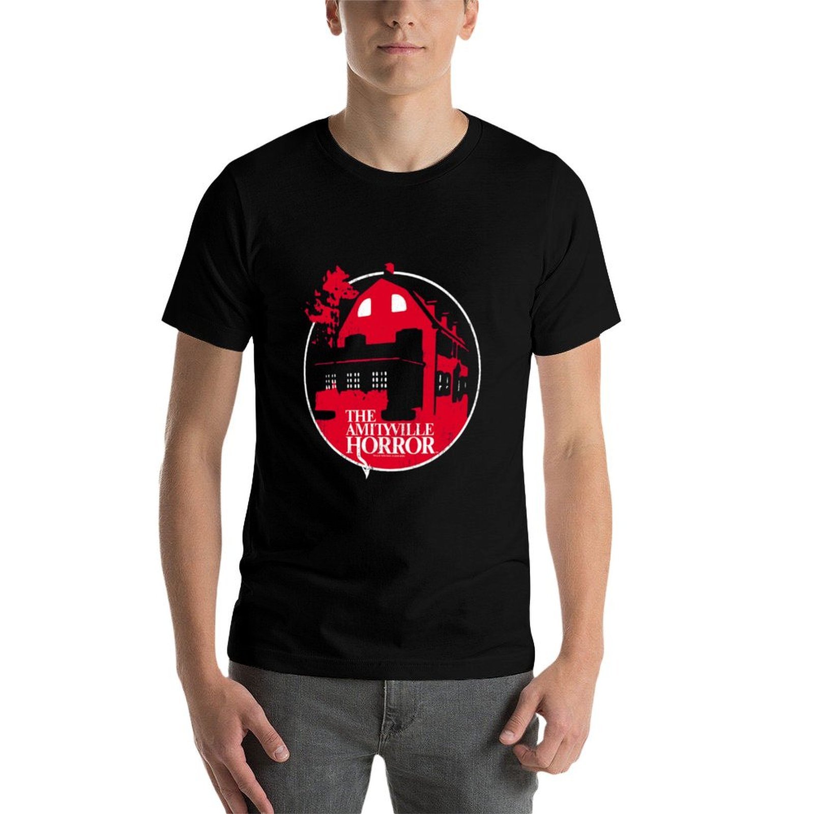 เสื้อยืดแบรนด์ Amityville Horr - Streetwear Brand Red บทวิจารณ์และราคา