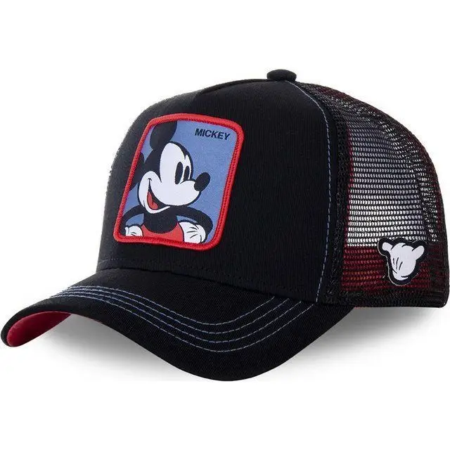 หมวกแก๊ปมิกกี้เมาส์น่ารัก ตาข่ - Streetwear Brand Hats บทวิจารณ์และราคา