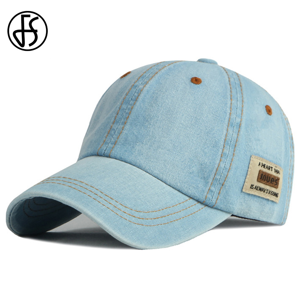 หมวกยีนส์สีน้ำเงินยี่ห้อ FS สำ - Cap Streetwear Brand บทวิจารณ์และราคา