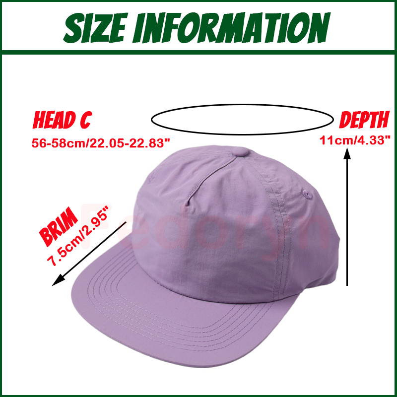 หมวกเบสบอลปักลาย Fedoryn แบบปี - Streetwear Brand Hats บทวิจารณ์และราคา