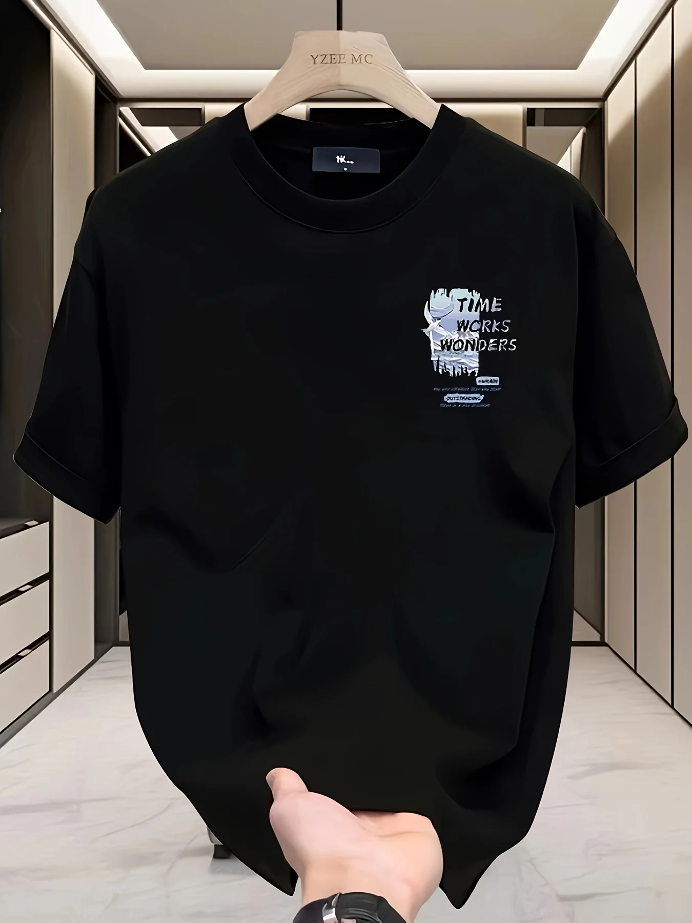 เสื้อยืดโอเวอร์ไซส์ผ้าฝ้ายยูนิ - Streetwear Brand Aesthetic บทวิจารณ์และราคา