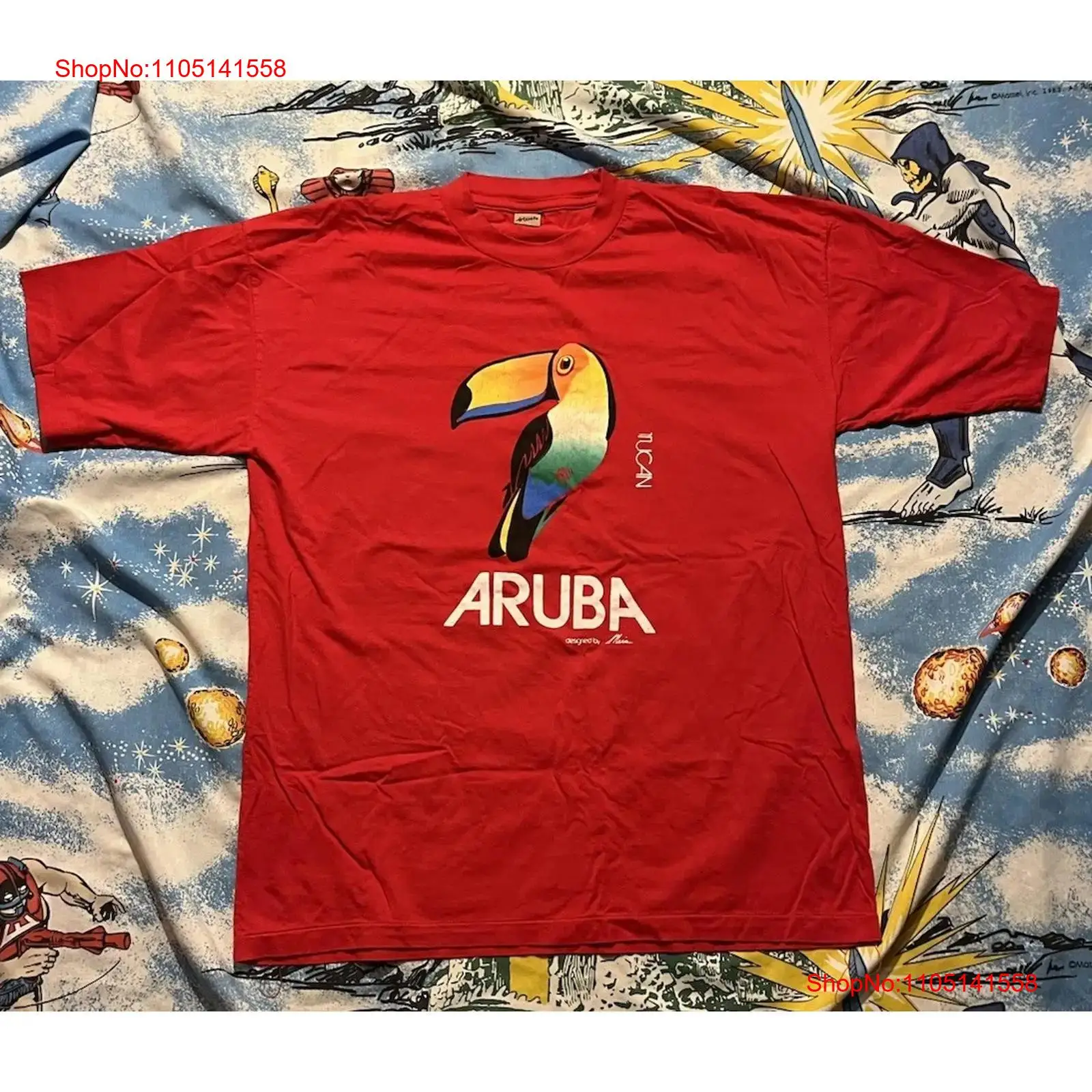 เสื้อยืดวินเทจลายทูแคน ยี่ห้อ  - Streetwear Brand Red บทวิจารณ์และราคา