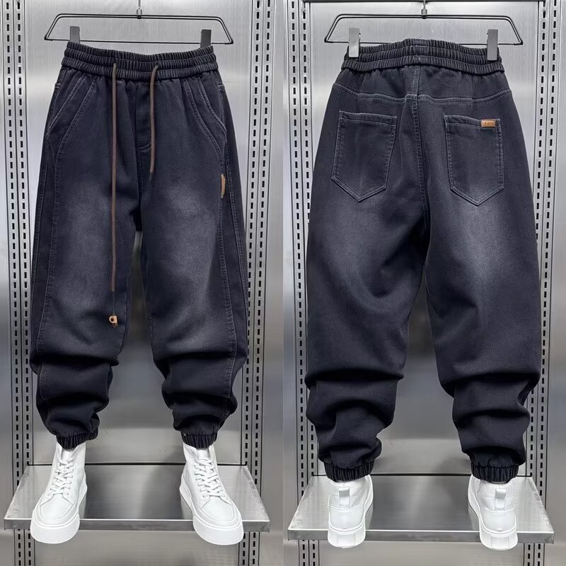 กางเกงยีนส์ทรงฮาเร็มของผู้ชายส - Streetwear Brand Japanese บทวิจารณ์และราคา