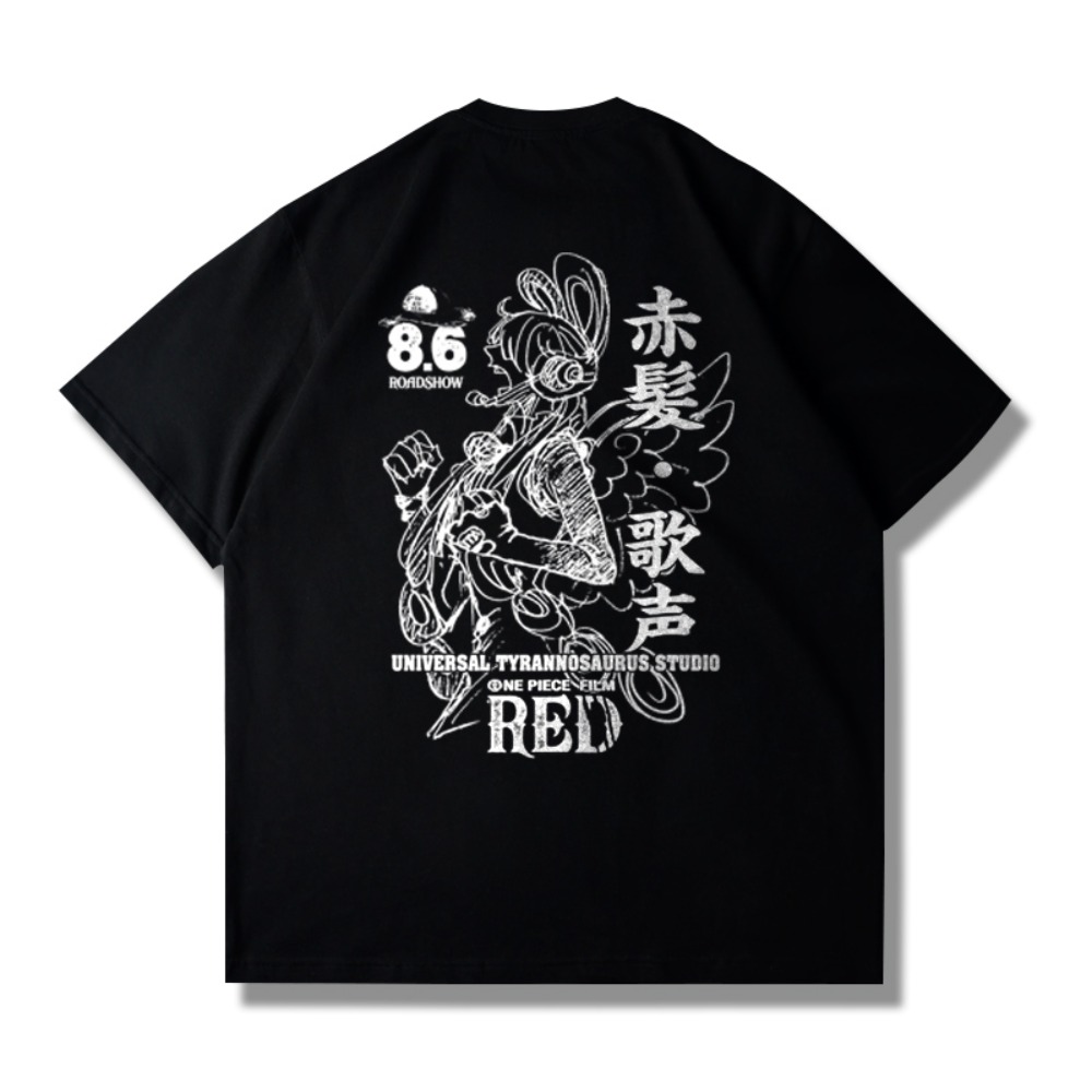 เสื้อยืดลายวันพีซสีแดง ปี 2025 - Streetwear Brand In Japan บทวิจารณ์และราคา