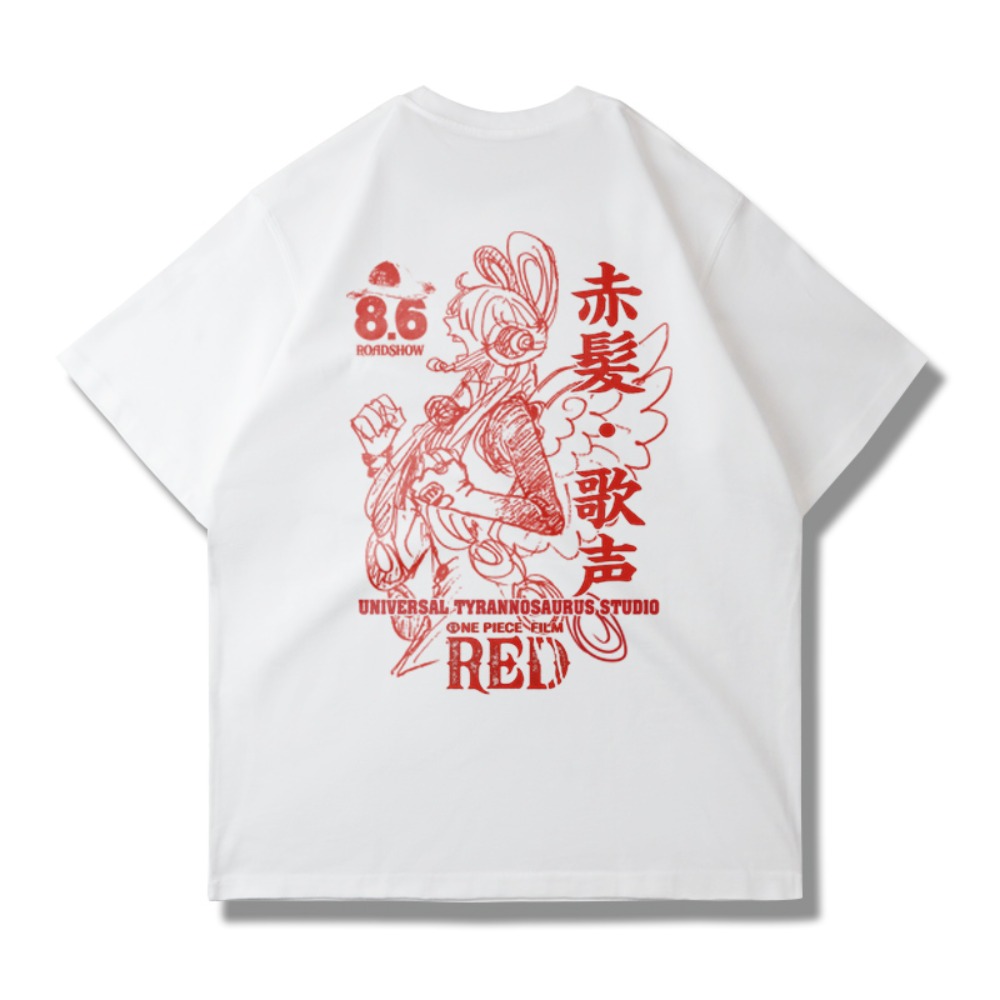 เสื้อยืดลายวันพีซสีแดง ปี 2025 - Streetwear Brand In Japan บทวิจารณ์และราคา
