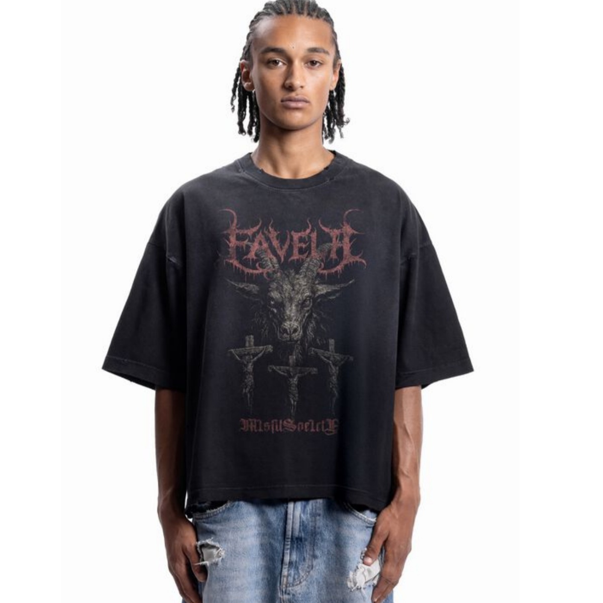 เสื้อยืดลายกราฟิก Sacred Heart - Streetwear Brand Font บทวิจารณ์และราคา