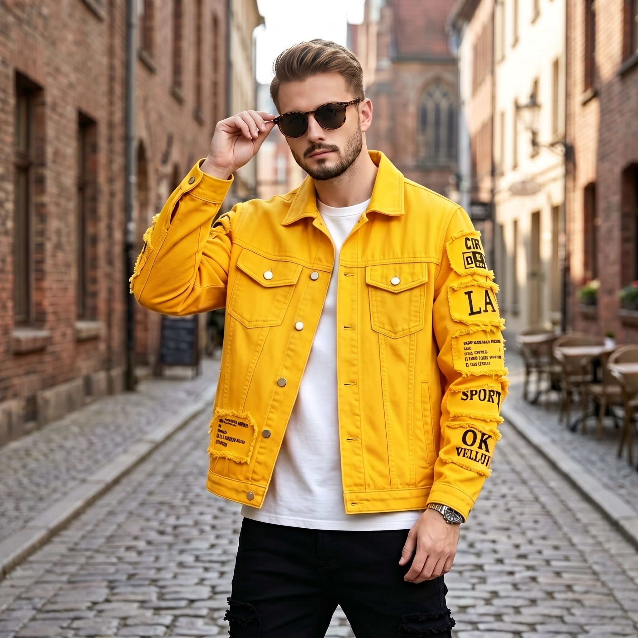 เสื้อแจ็กเก็ตยีนส์สำหรับผู้ชาย - Brand Of Streetwear บทวิจารณ์และราคา