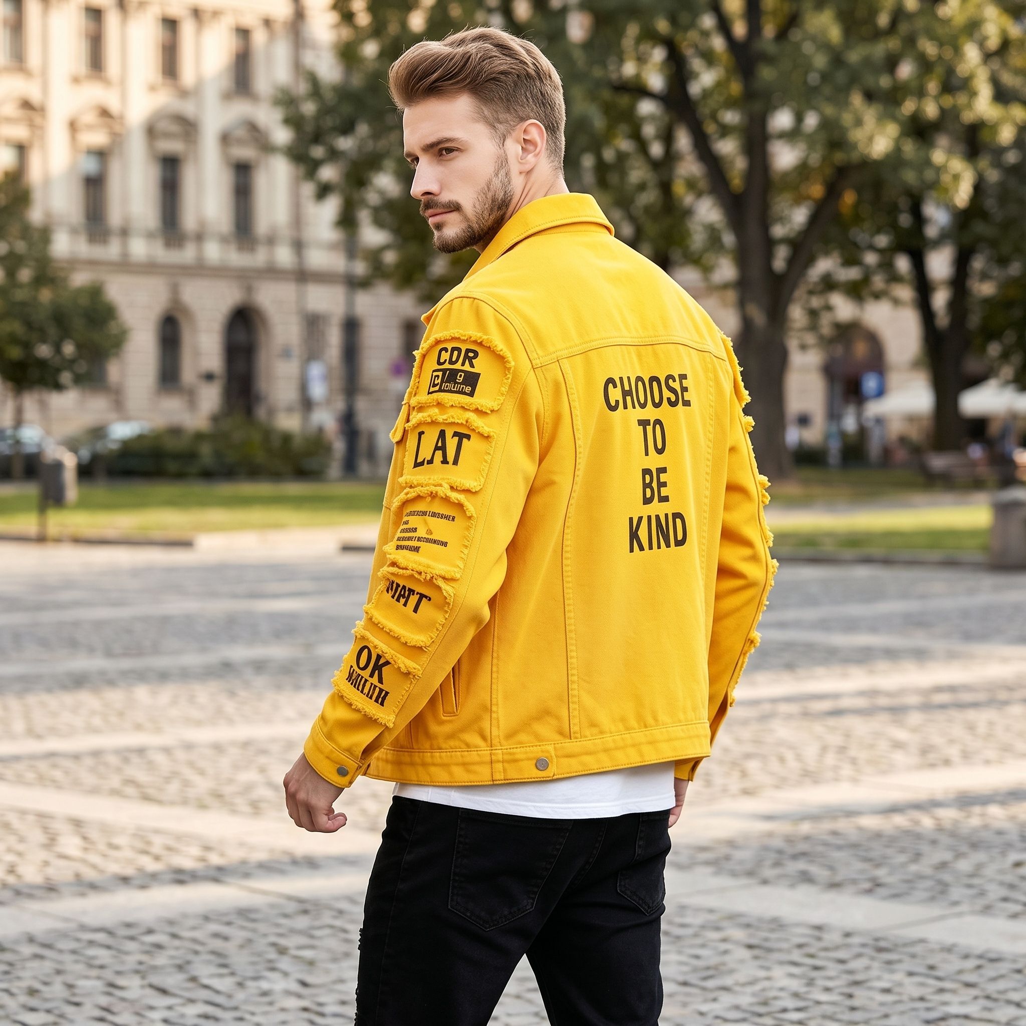 เสื้อแจ็กเก็ตยีนส์สำหรับผู้ชาย - Brand Of Streetwear บทวิจารณ์และราคา