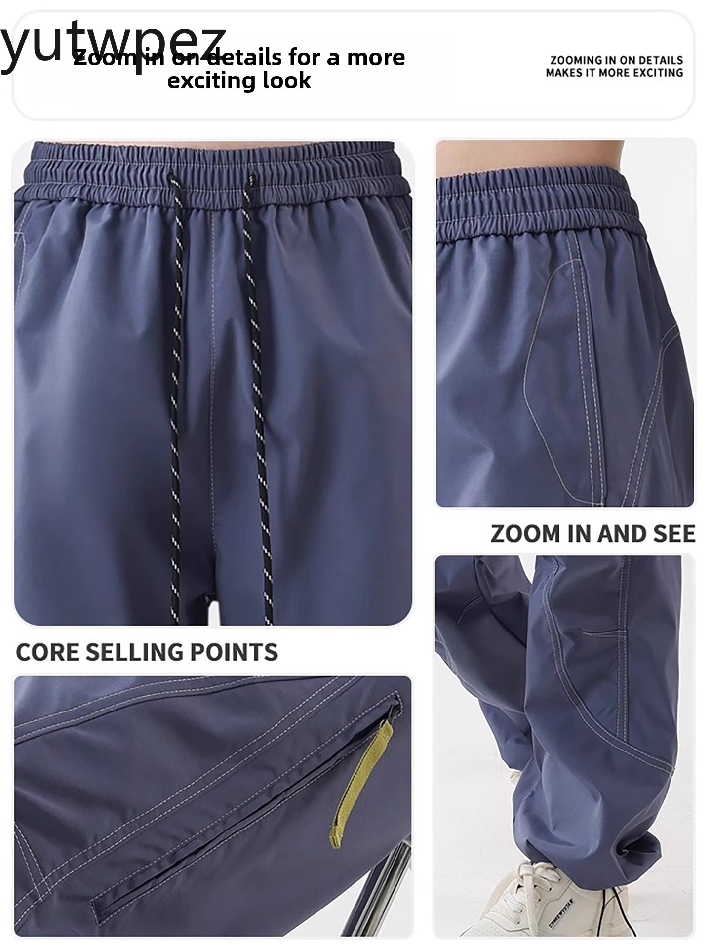 เสื้อแจ็คเก็ตกันลมแบบยูนิเซ็กส - Streetwear Brand Joggers บทวิจารณ์และราคา