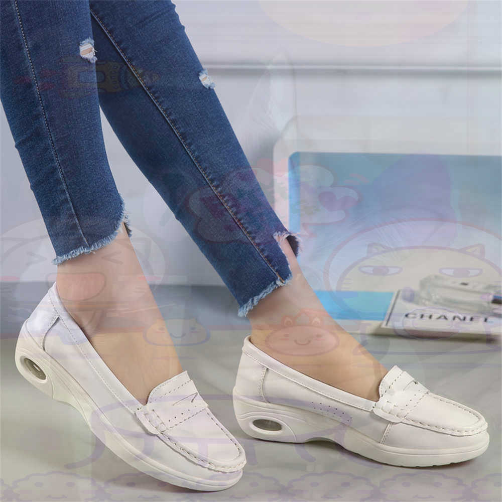 Soft SLIP-ON สตรีขนาดใหญ่รองเท - Streetwear Brand Kit บทวิจารณ์และราคา