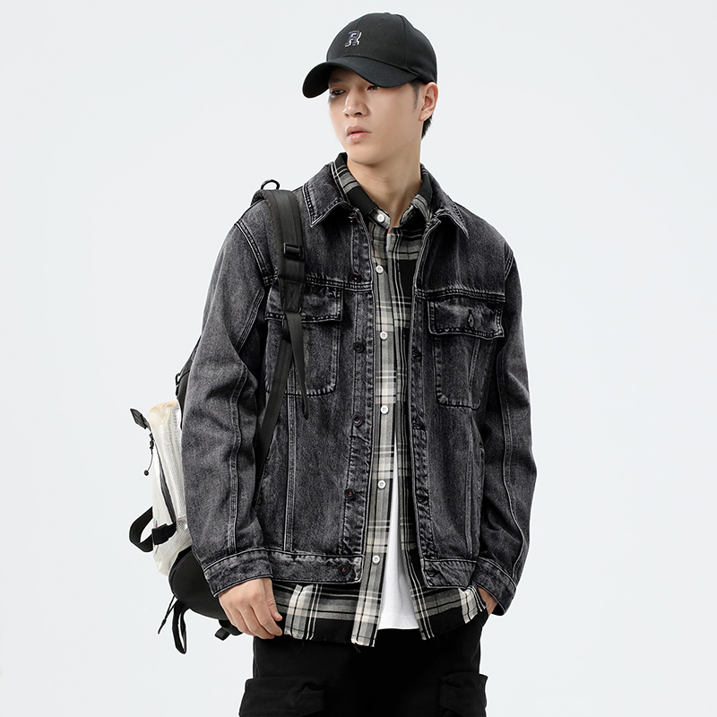 เสื้อแจ็คเก็ตยีนส์ทรงหลวมสไตล์ - Brand Of Streetwear บทวิจารณ์และราคา