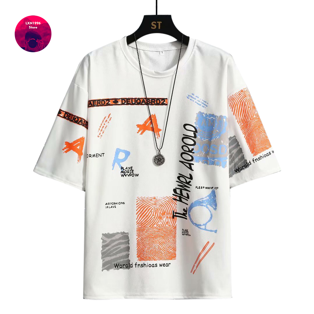 ชาย Harajuku กราฟิกสีดำฤดูร้อน - Streetwear Brand In Japan บทวิจารณ์และราคา
